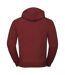 Russell Unisex Authentic Melange Hooded Sweatshirt (Brick Red Melange) - UTRW7054