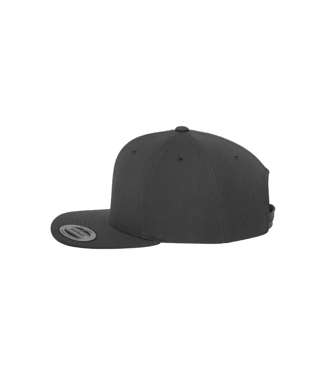 Unisex adult classic snapback cap dark grey Flexfit-3