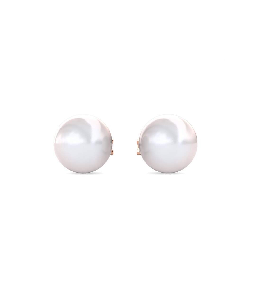 Boucles d'oreilles Full Moon Pearl, Perle d’imitation-3