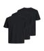 T-shirts Manches Courtes Homme Noir Jack And Jones-3
