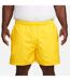 Mens Club Flow Woven Track Shorts Lightning Yellow White Nike-1