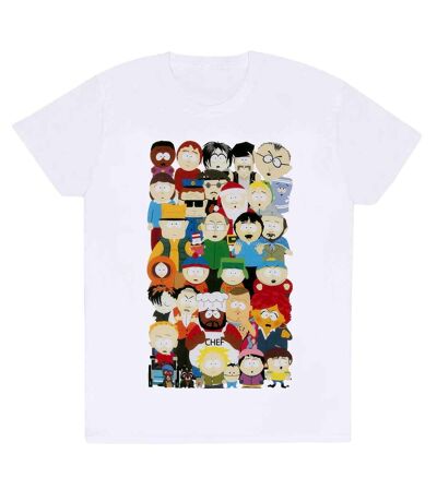 South Park - T-shirt TOWN GROUP - Adulte (Blanc) - UTHE1608