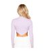 Haut Court Manches Longues Femme Lilas Missy Empire-2