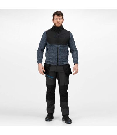 Mens Jacket Blue Wing Marl Black Regatta Professional