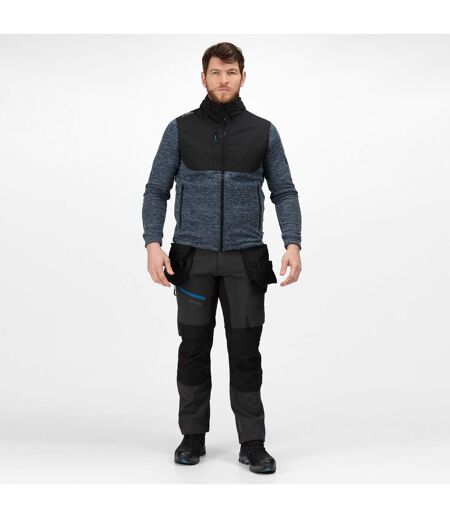 Mens Jacket Blue Wing Marl Black Regatta Professional