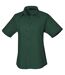Premier Short Sleeve Poplin Blouse/Plain Work Shirt (Bottle)
