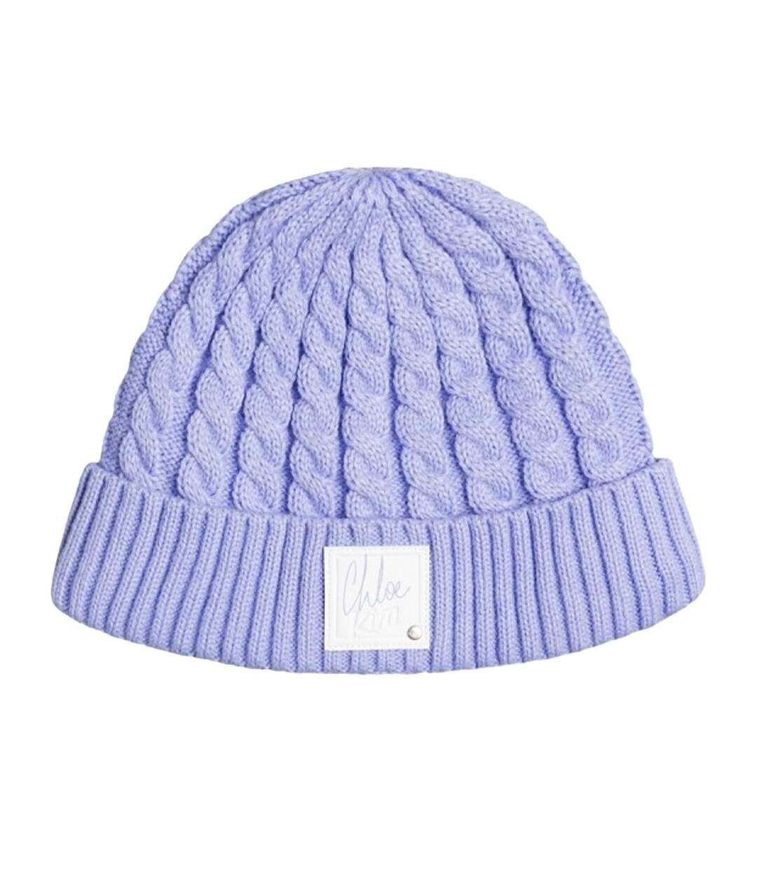 Bonnet mauve femme roxy chloe kim beanie-2