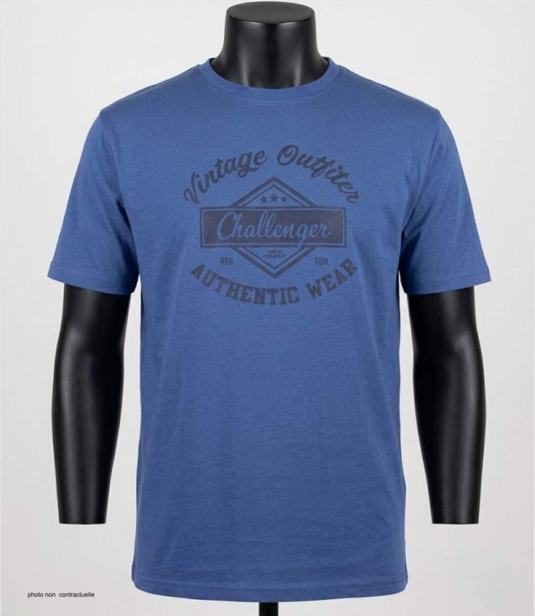 CHALLENGER TEE3003A - Tee-shirt imprimé manches courtes en pur coton jersey respirant-3