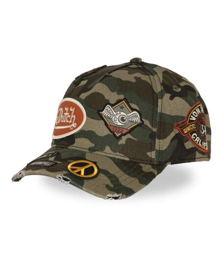 Casquette baseball imprimée camouflage avec écusson Kamo Classic Vondutch