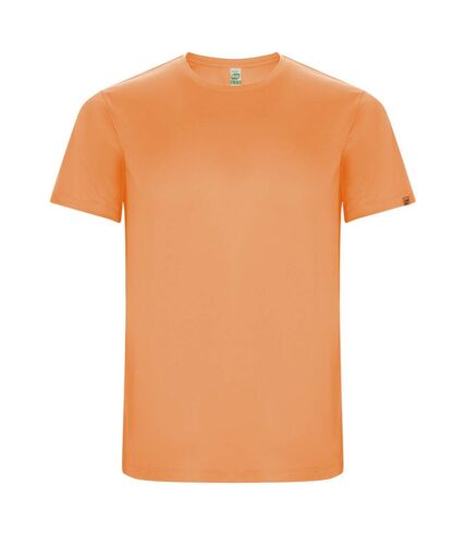 Roly Mens Imola Short-Sleeved Sports T-Shirt (Fluro Orange)