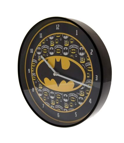 Batman - Horloge murale (Noir / jaune) (Taille unique) - UTTA6743