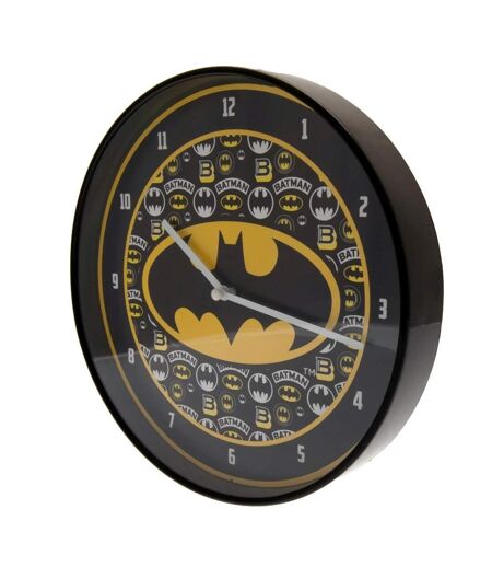 Batman - Horloge murale (Noir / jaune) (Taille unique) - UTTA6743