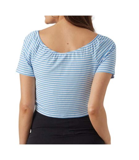 Top Blanc/Bleu Femme Mamalicious Gisele - L