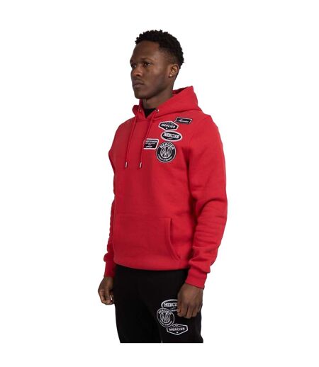Sweat à capuche homme rouge Mercier