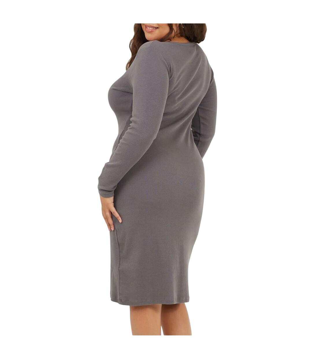 Robe Mi-longue Femme Ardoise Brave Soul-3