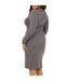 Robe Mi-longue Femme Ardoise Brave Soul-3
