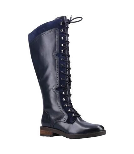 Bottes hautes rudy femme bleu marine Hush Puppies