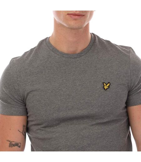 T-shirt Style Uni Homme Gris Foncé Lyle & Scott