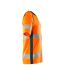 T-shirt Accelerate Safe Homme Orange Fluo Bleu Pétrole Mascot-4