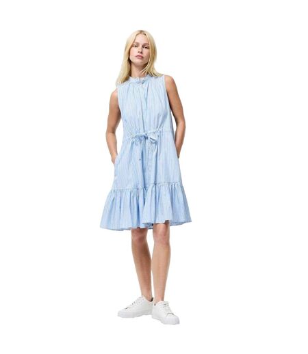 Womens/ladies Era Tiered High-neck Dress Blue French Connection