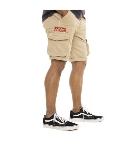 Bermuda homme avec ceinture élastiquée et patchs Piston Vondutch