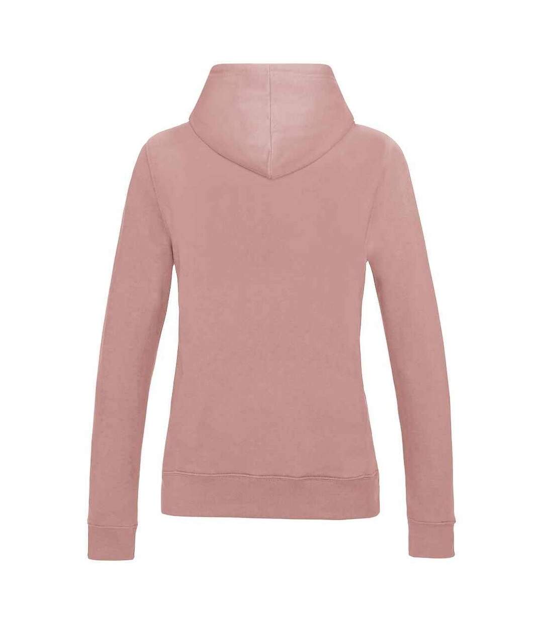 Sweat À Capuche College Femme Vieux Rose Awdis-2