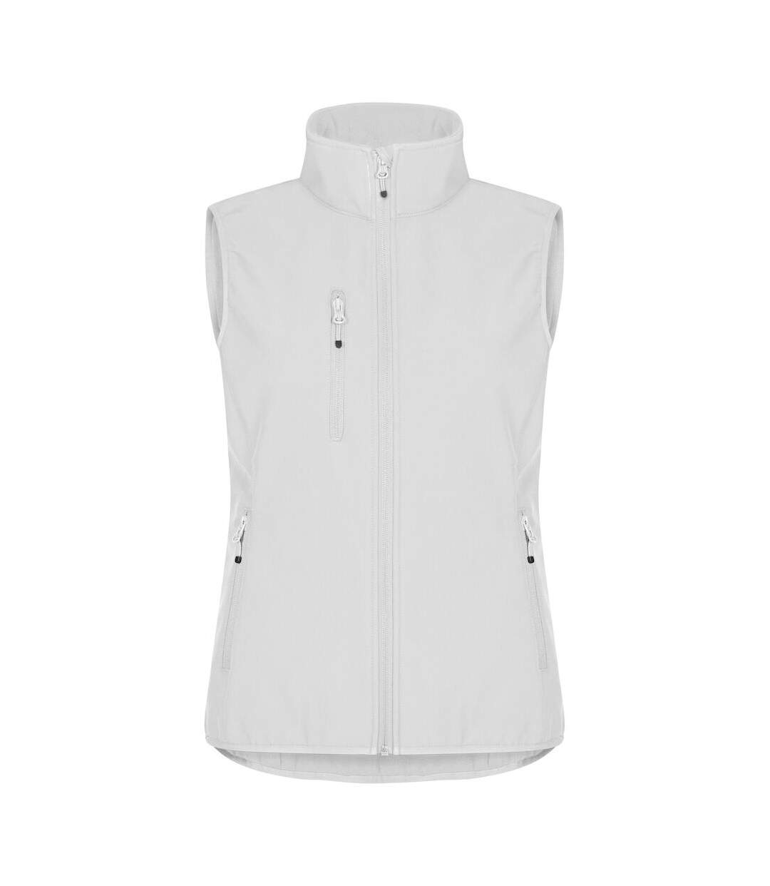 Womens/ladies Classic Softshell Body Warmer White Clique-1