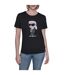 T-shirt Motif/style Graphique Paris Femme Noir Karl Lagerfeld-4