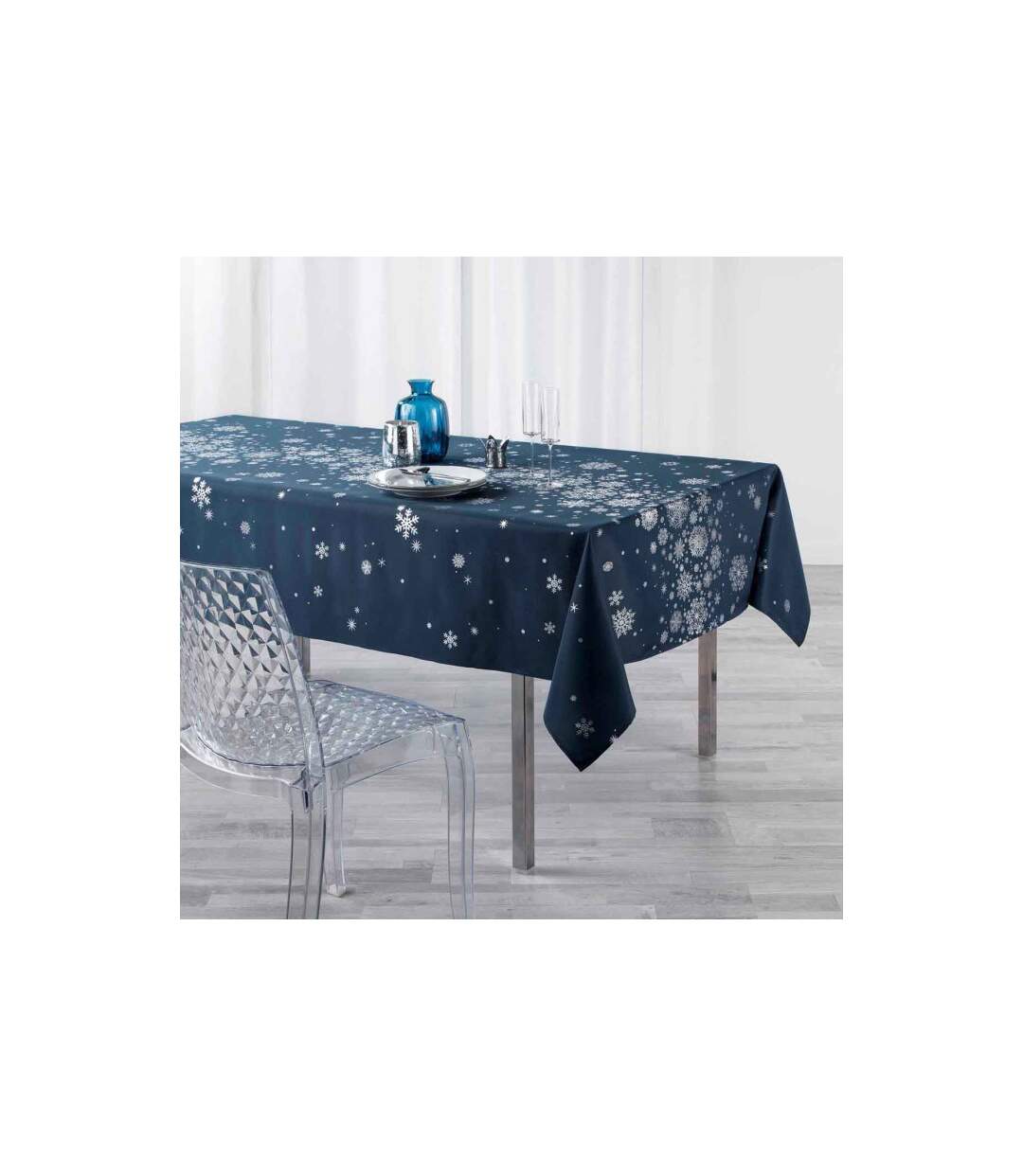 Nappe Rectangulaire Imprimée Constellation 150x240cm Marine