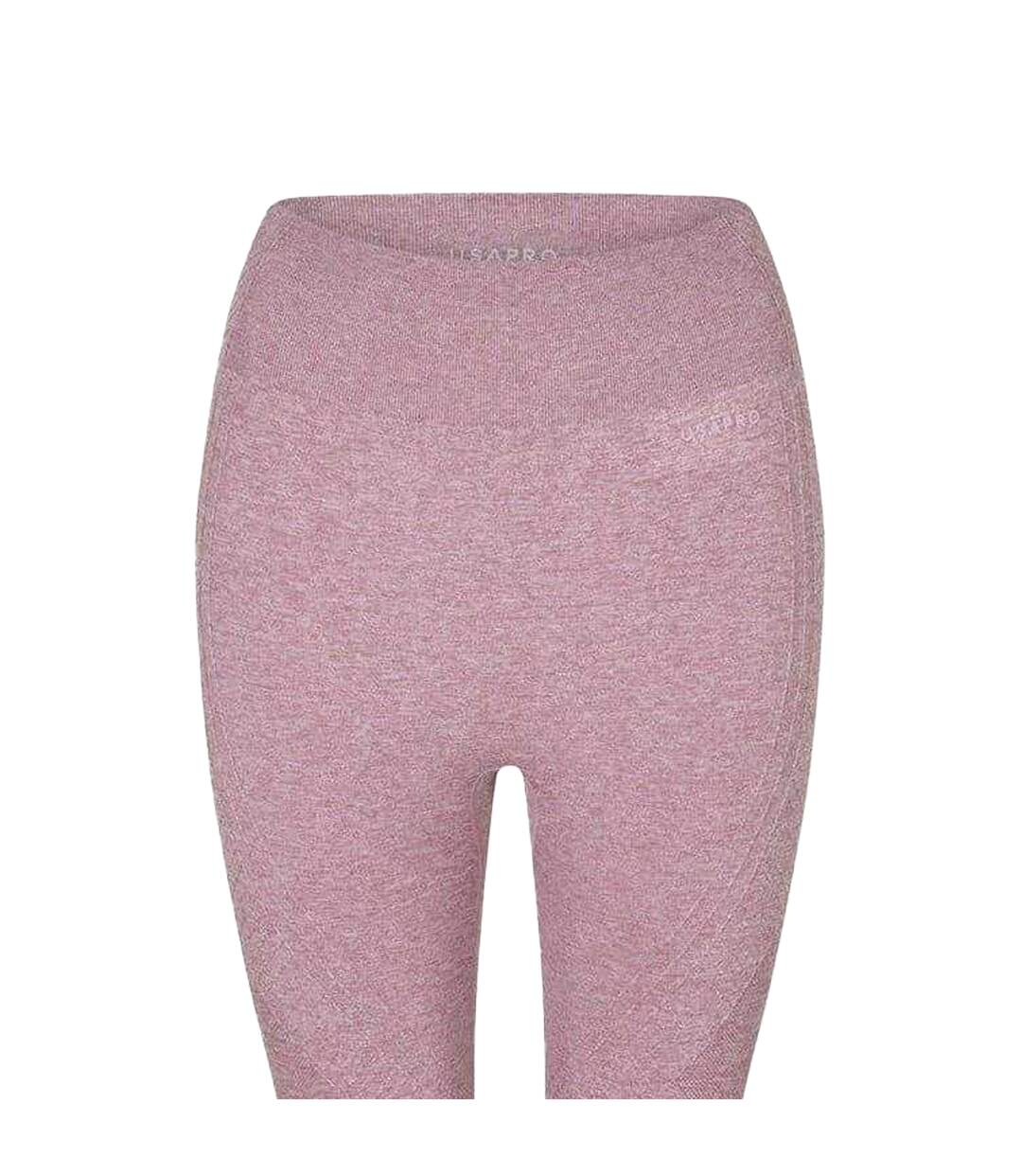 Legging Femme Rose Clair USA Pro-3