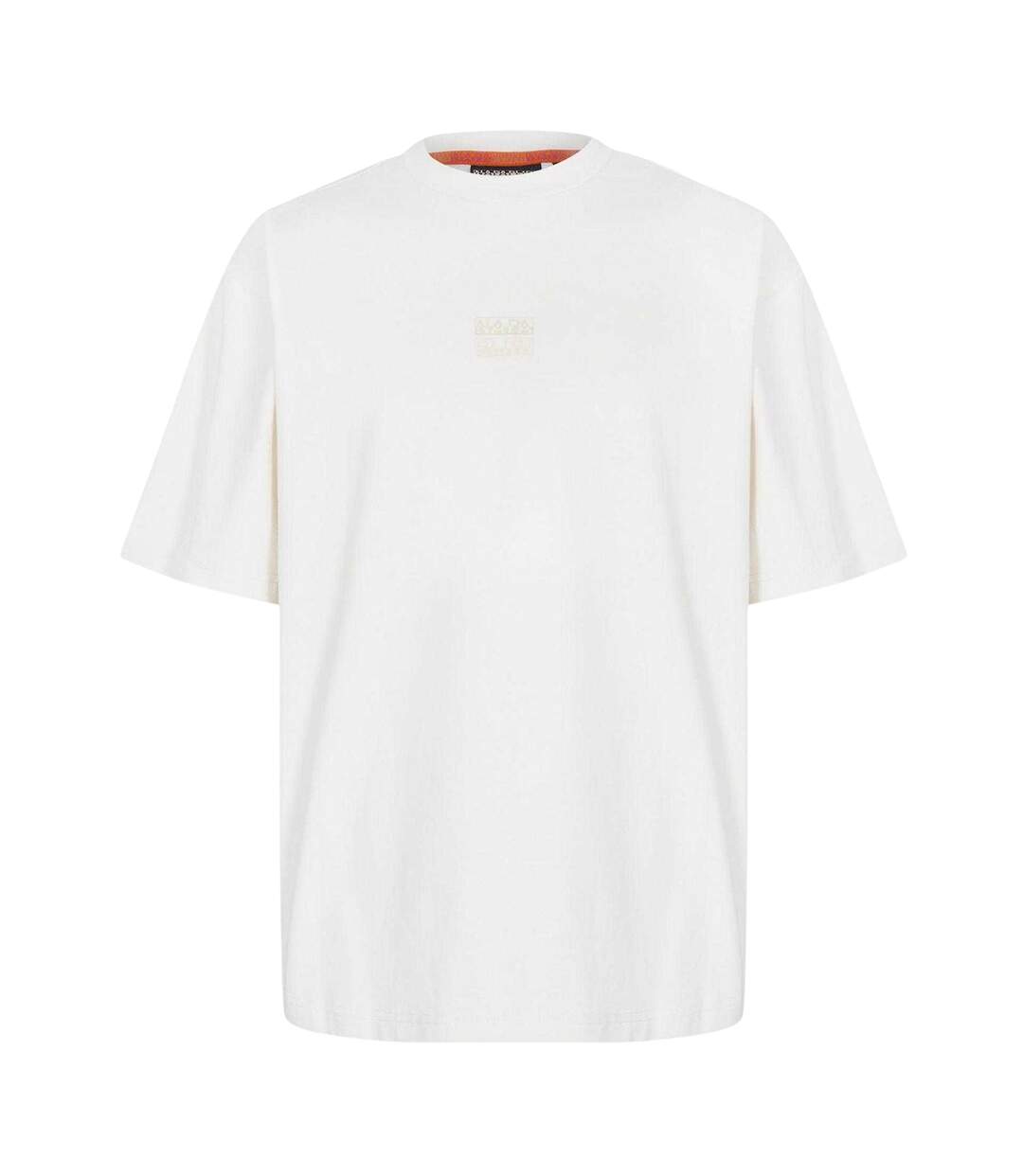 Mens Regular T-shirt White Napapijri-1