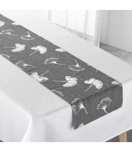 Nappe & Chemin de Table Euphoria 140x250cm Gris & Argent