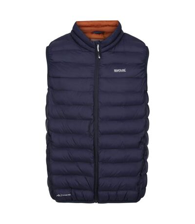 Mens marizion quilted gilet navy/danger red Regatta