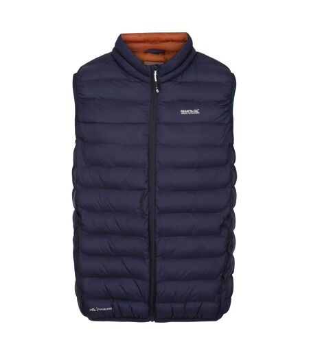 Mens marizion quilted gilet navy/danger red Regatta
