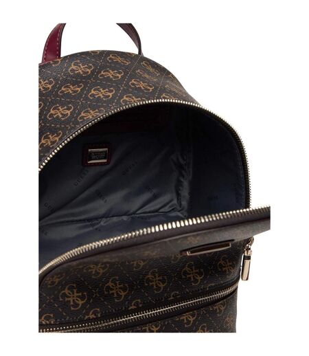 Sac À Dos Motif/style Imprimé Intégral Taille Unique Marron Guess