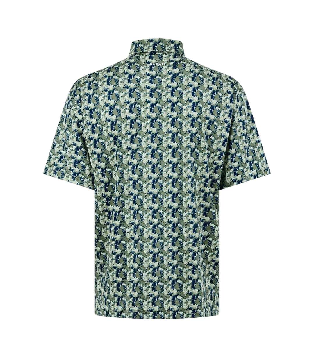 Polo Motif/style Géométrique Trawick Homme Sauge Farah-3