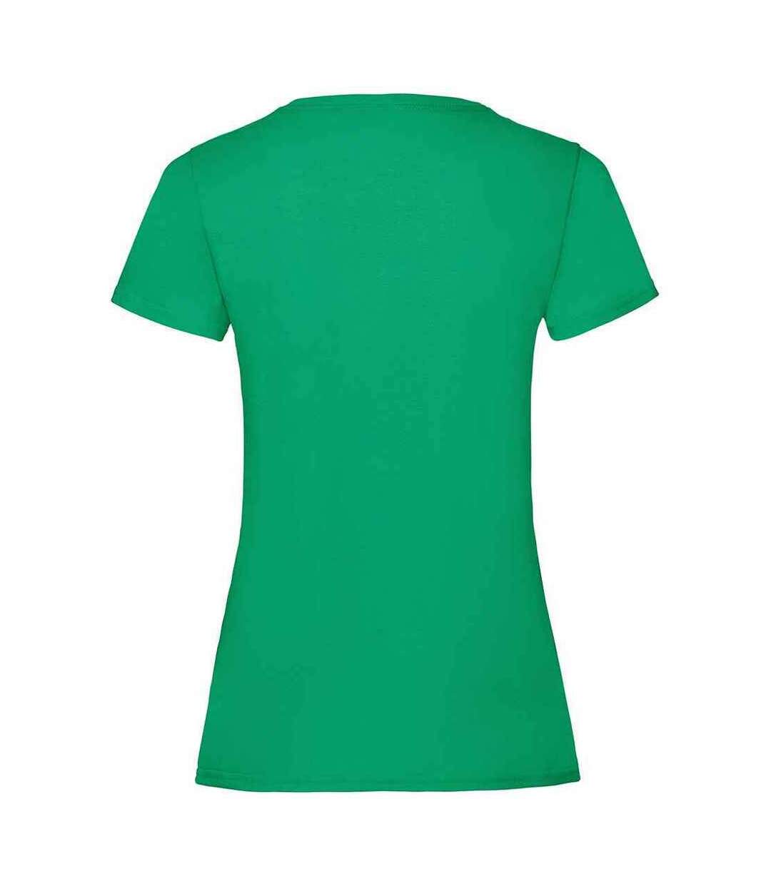 T-shirt valueweight femme vert kelly Fruit of the Loom