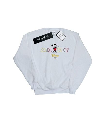 Disney Sweatshirt Mickey Mouse 1928 Femme/Femme (Blanc) - UTBI27052