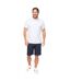 Mens Clarksten Cotton Regular Chino Shorts Navy Bewley & Ritch-1