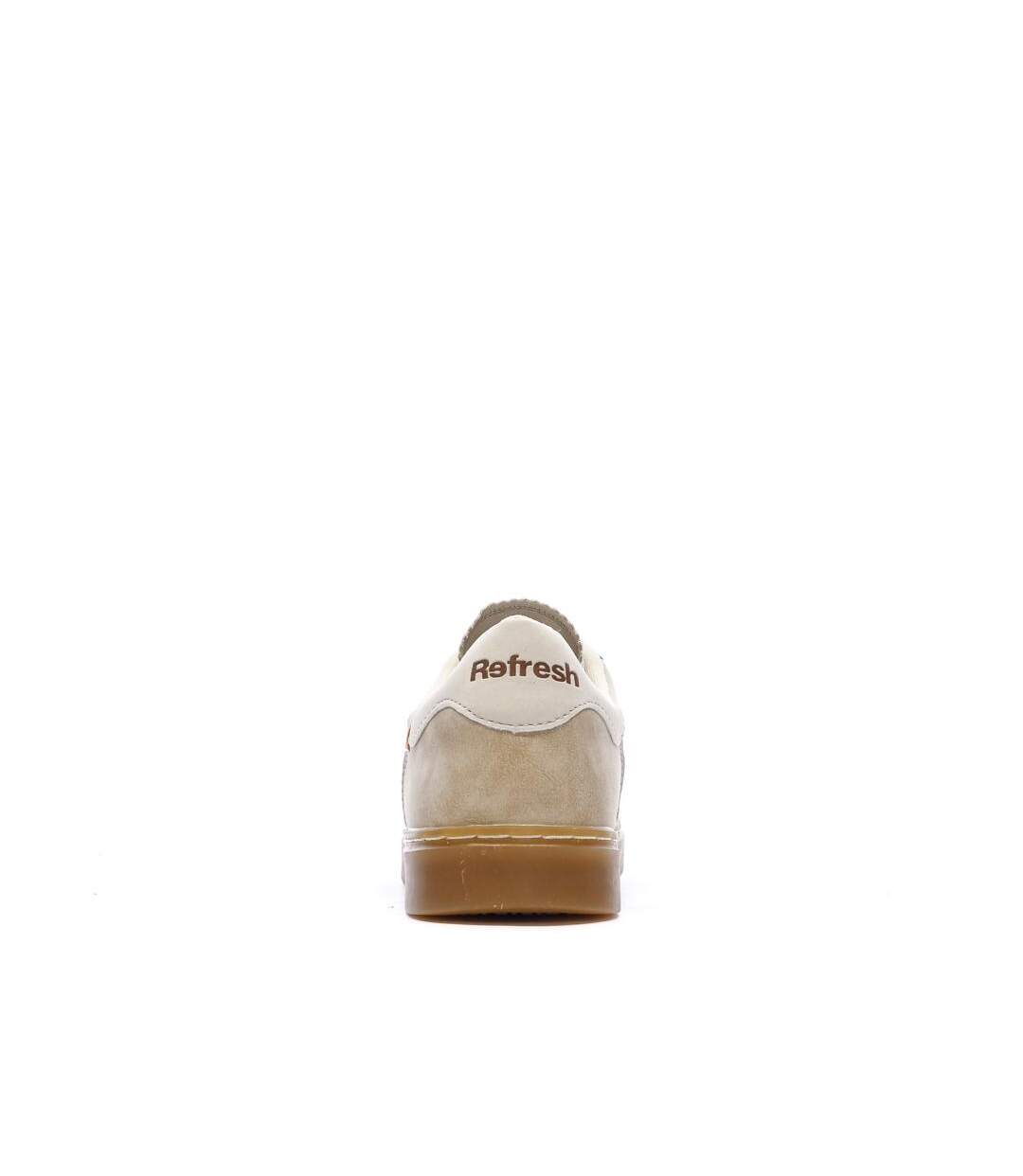 Baskets beige femme refresh 172433-3
