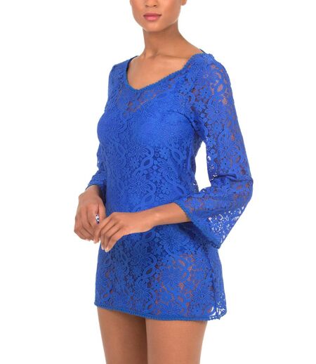 Robe de plage courte Selmark Mare bleu