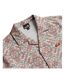 Mens Melos Geometric Short-sleeved Shirt Brown Beige Ellesse-4