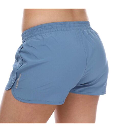 Womens/ladies Running Shorts Blue Adidas