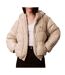 Doudoune beige femme calvin klein jeans shine-1