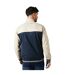 Mens two tone full zip jacket stone Maine-2