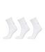 X3 paires de chaussettes blanches homme under armour mid-crew-1