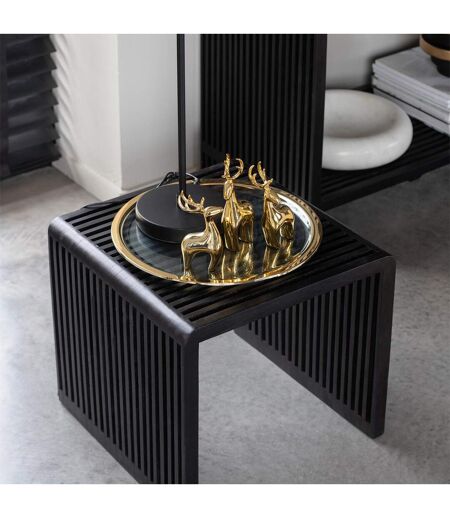 Lot de 3 Rennes Déco Electro 16cm Or