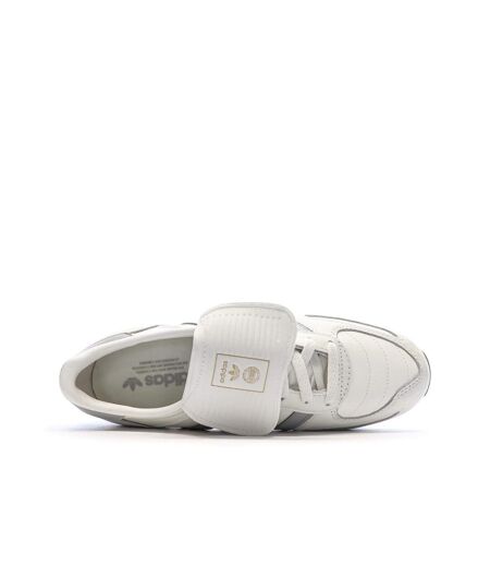 Baskets blanc/gris homme adidas la trainer