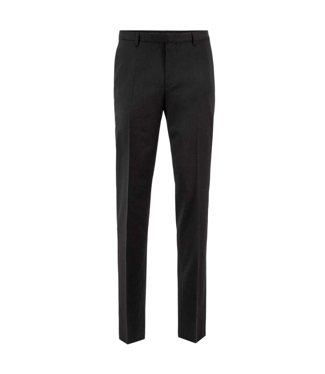 Mens Trousers Black Boss-1