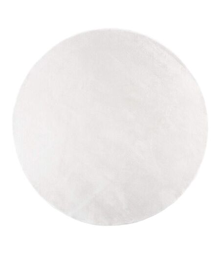 Tapis Déco Rond Nixie 200cm Blanc